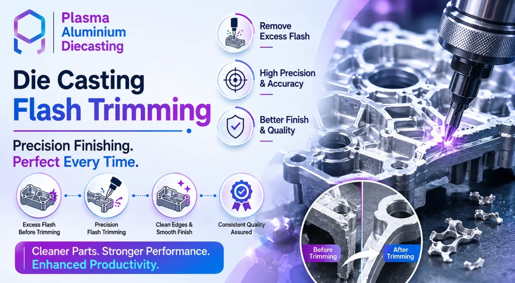 die casting flash trimming